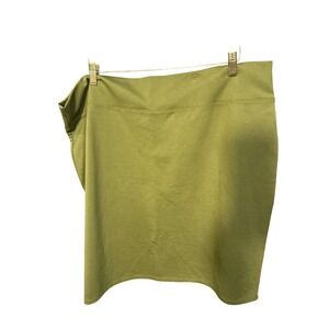SNOGA ATHLETICS Womens Skirt Olive Green Plus Size 3X Athletic Athleisure